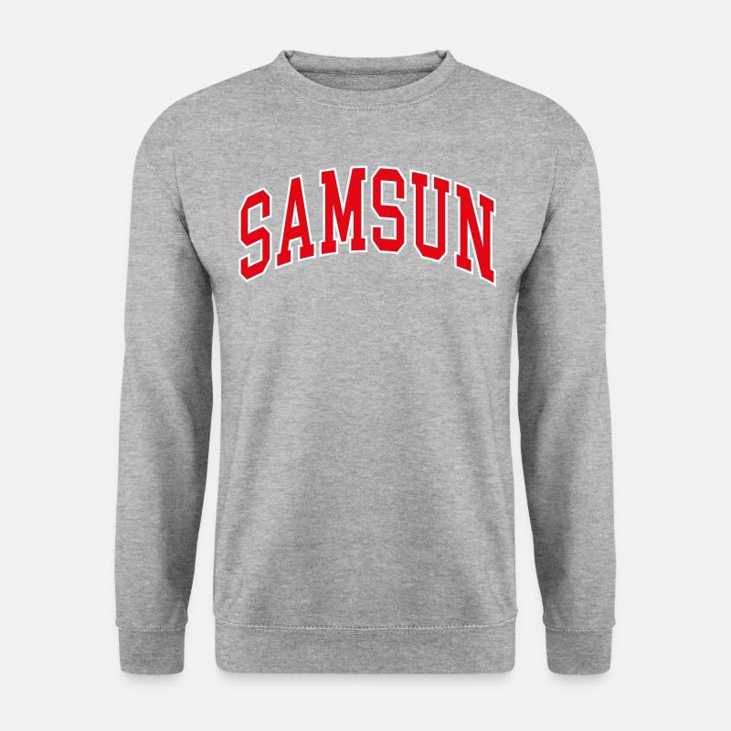 Samsun - Unisex Pullover - Weißgrau meliert