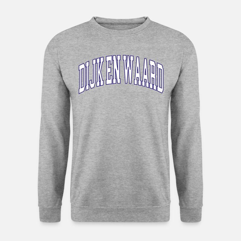 Dijk en Waard - Unisex Pullover - Weißgrau meliert