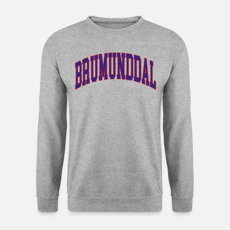 Brumunddal - Unisex Pullover - Weißgrau meliert
