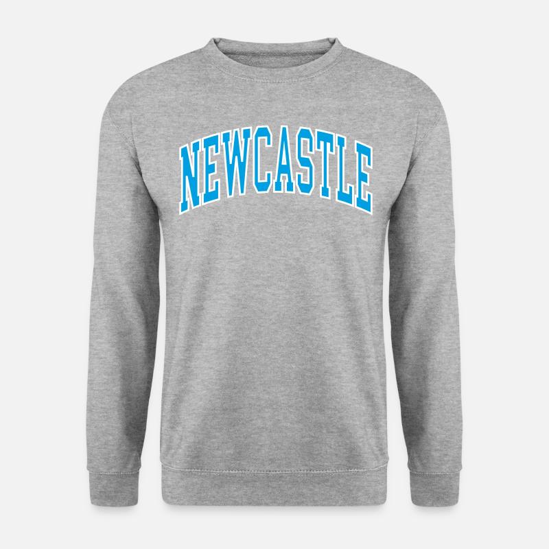 Newcastle - Unisex Pullover - Weißgrau meliert