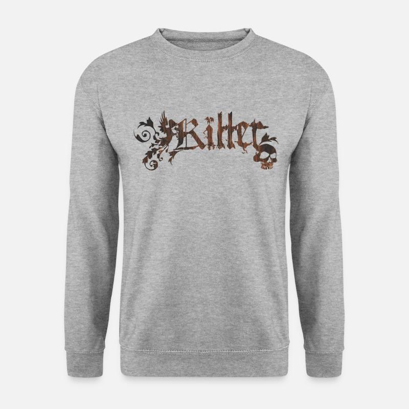Killer - Unisex Pullover - Weißgrau meliert