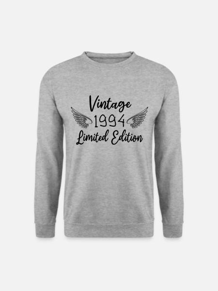 Geburtstag 1994 Jahrgang 1994 bestes Jahrgang 1994 - Unisex Pullover - Weißgrau meliert