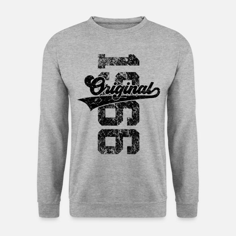 60TH BIRTHDAY ORIGINAL 1966 - Unisex Sweatshirt - salt & pepper