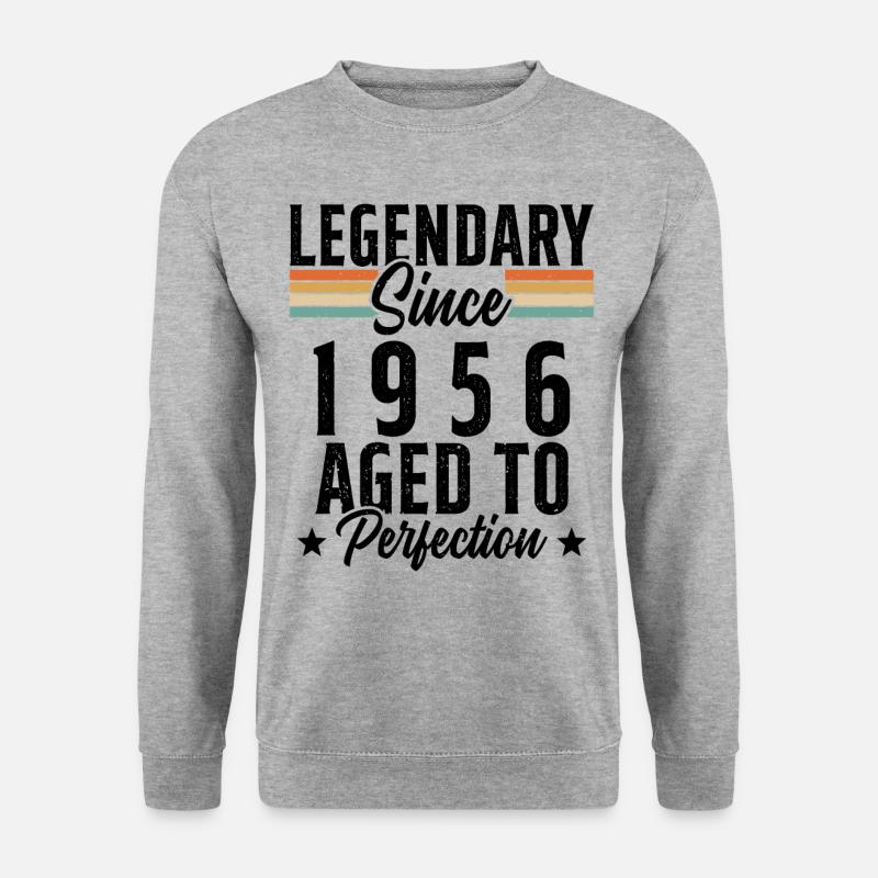 Legendär seit 1956 - Unisex Pullover - Weißgrau meliert
