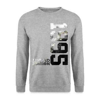 31ST BIRTHDAY 31 YEARS LIMITED EDITION 1995 - Unisex Sweatshirt - salt & pepper - Front - Alina (178cm) & Michal (187cm)
