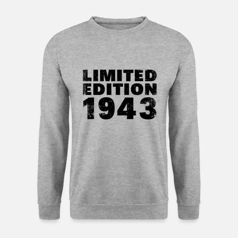 Limitierte Auflage 1943 - Unisex Pullover - Weißgrau meliert
