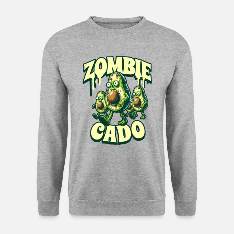 Zombie Avocado Zombiecado - Unisex Sweatshirt - salt & pepper