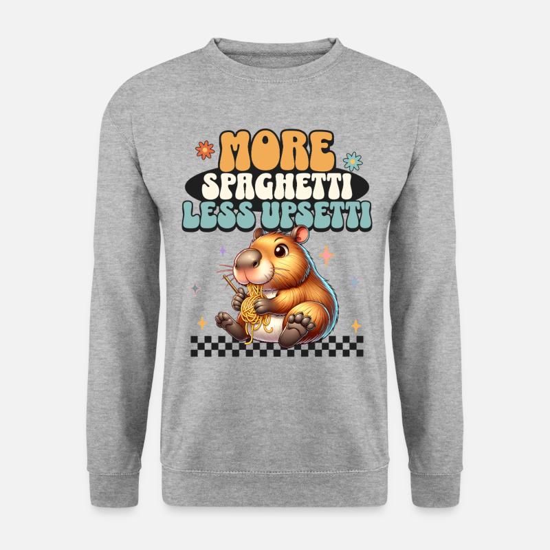 More Spaghetti Less Upsetti - Unisex Sweatshirt - salt & pepper