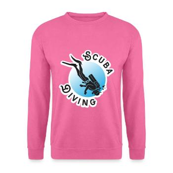 Scuba diving - Unisex Sweatshirt - pink - Front