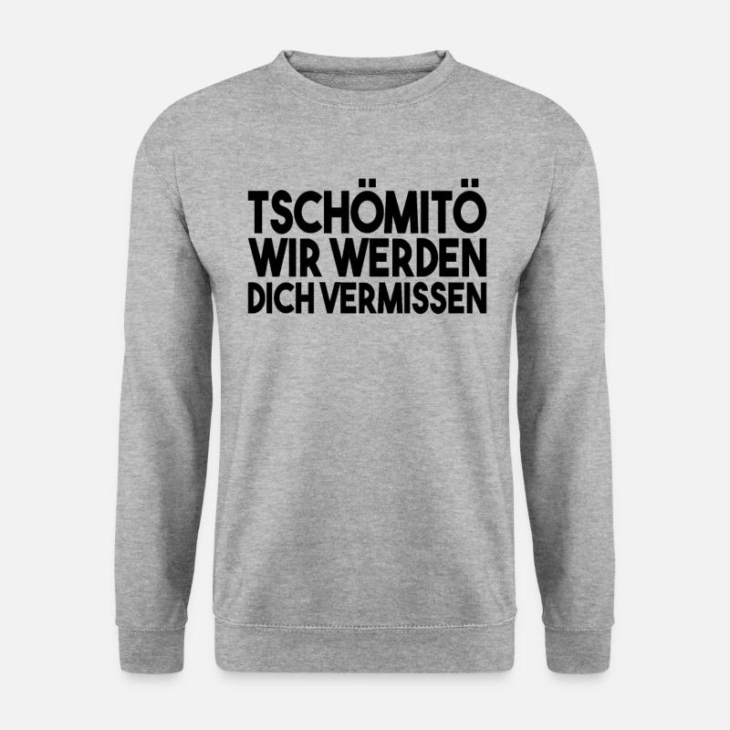 Abschiedsgeschenk Kollegen Jobwechsel - Unisex Pullover - Weißgrau meliert