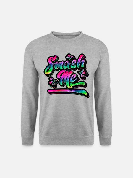 Smash Me | Jugendwort 2022 - Unisex Sweatshirt - salt & pepper