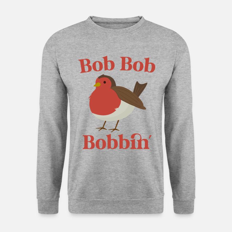 Bob Bob Bobbin, Robin - Unisex Sweatshirt - salt & pepper