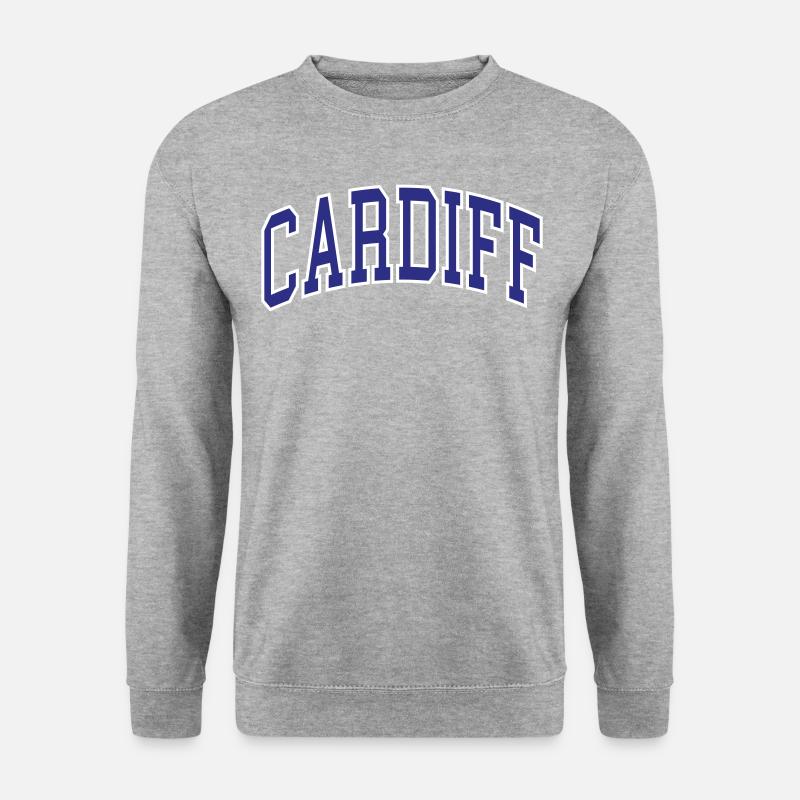 Cardiff - Unisex Pullover - Weißgrau meliert