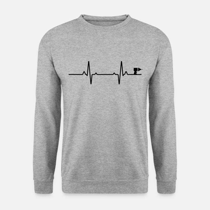 DIY - DIY das Beste - Unisex Pullover - Weißgrau meliert