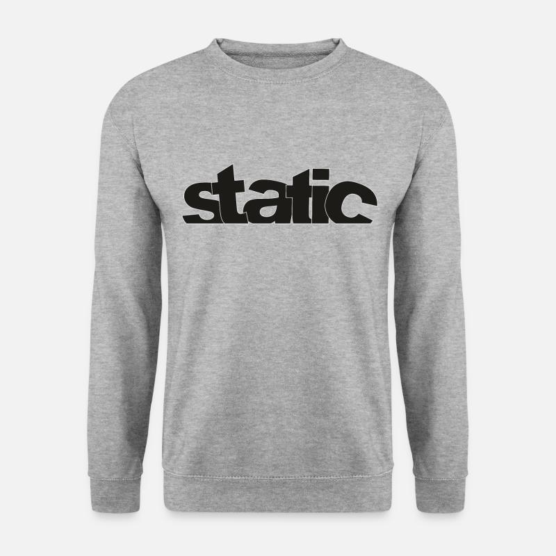 Static - Unisex Pullover - Weißgrau meliert