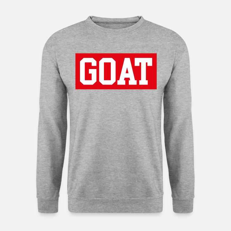 GOAT - Unisex Pullover - Weißgrau meliert