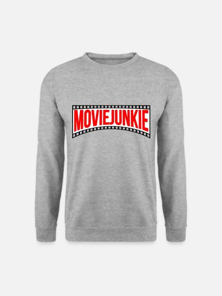 Colors can be changed | Movie Junkie - Unisex Sweatshirt - salt & pepper