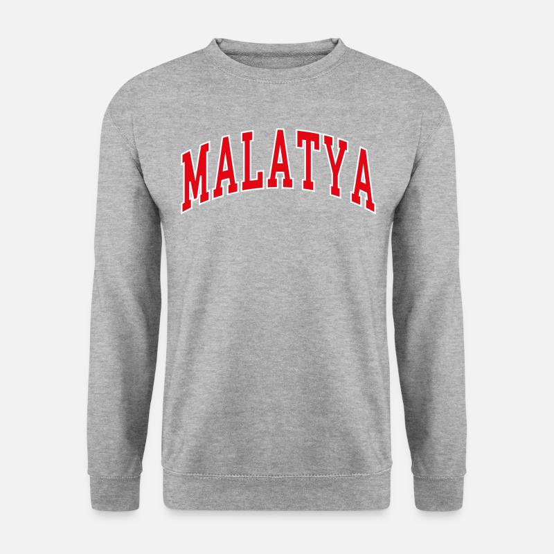 Malatya - Unisex Pullover - Weißgrau meliert