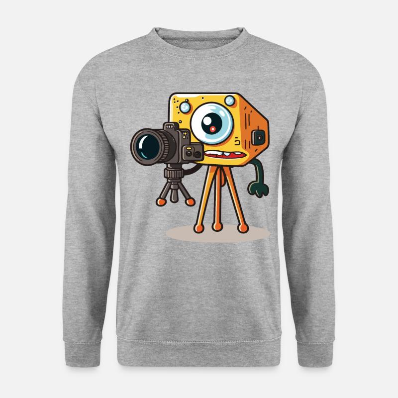 Der Stabilisator - Unisex Pullover - Weißgrau meliert