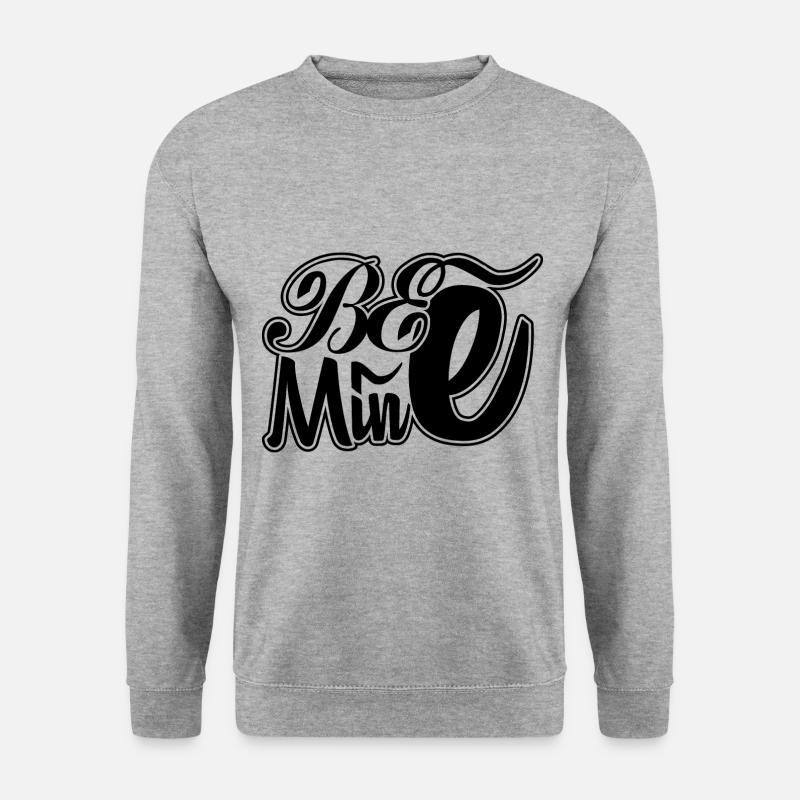 Be Mine - Unisex Pullover - Weißgrau meliert