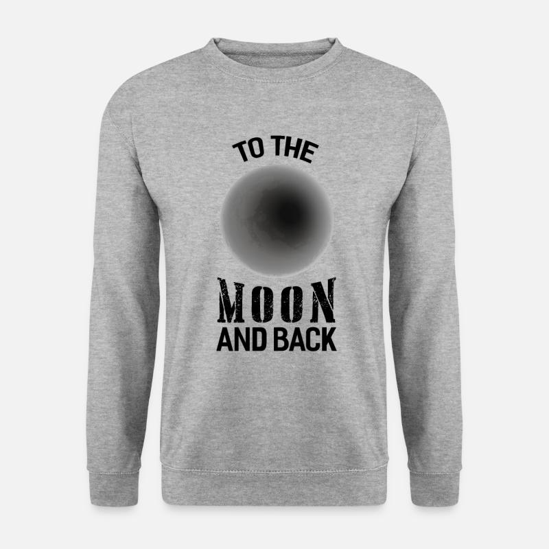 To the Moon and Back - Unisex Sweatshirt - salt & pepper