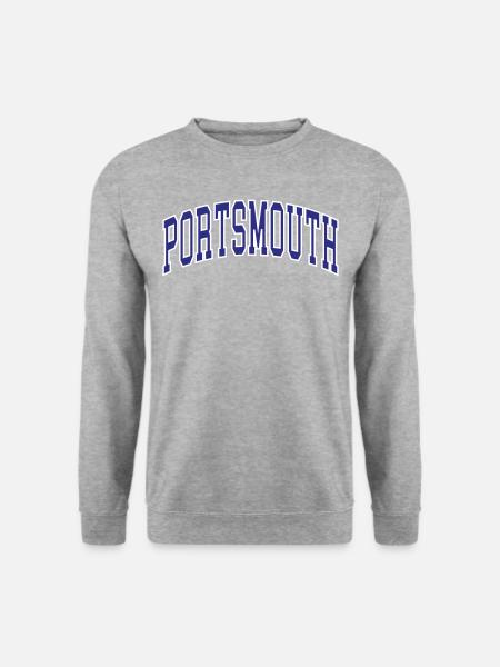Portsmouth - Unisex Pullover - Weißgrau meliert