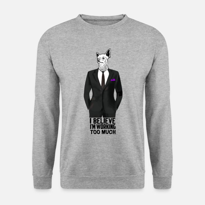 Working Like a Dog - Unisex Sweatshirt - salt & pepper