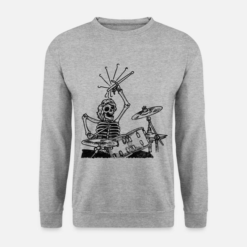 Drums - Unisex Sweatshirt - salt & pepper