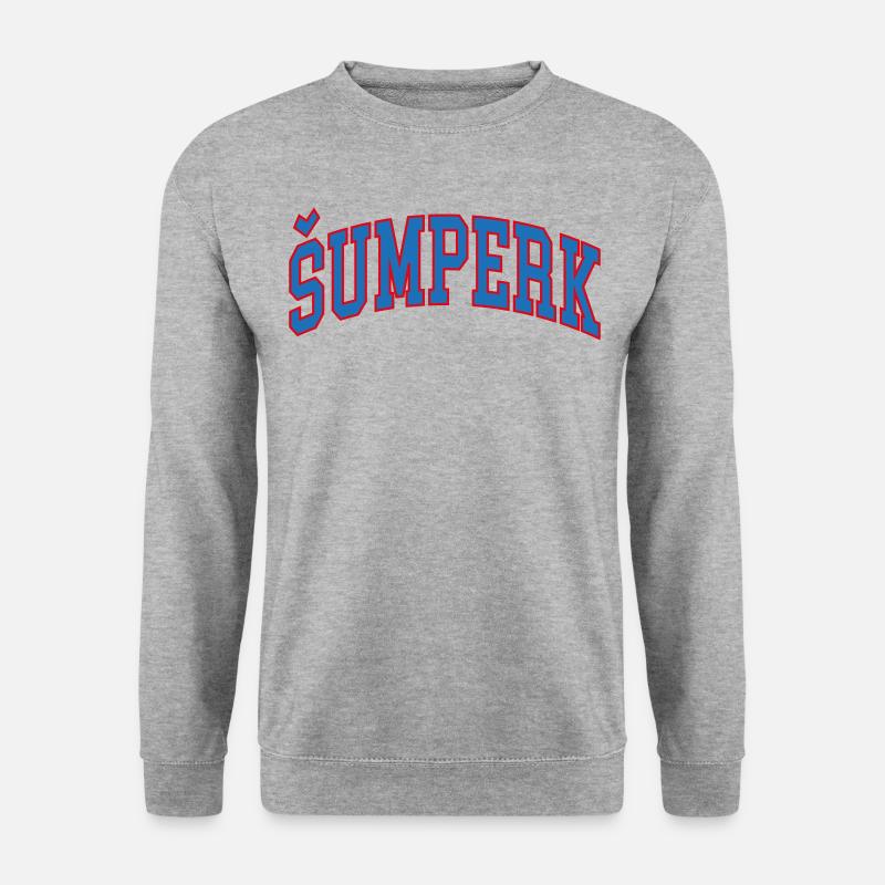 Šumperk - Unisex Pullover - Weißgrau meliert