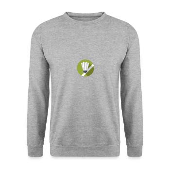 Ballsport - Unisex Pullover - Weißgrau meliert - Vorne - Alina (178cm) & Michal (187cm)