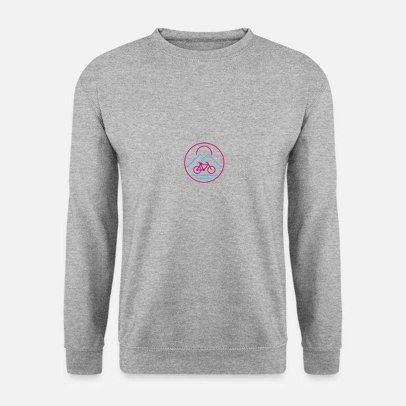 Fahrrad - Unisex Pullover - Weißgrau meliert