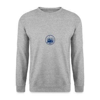 Wassersport - Unisex Pullover - Weißgrau meliert - Vorne - Alina (178cm) & Michal (187cm)