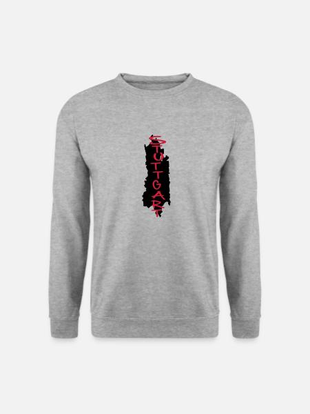 Stuttgart - Sweat-shirt Unisexe - gris chiné