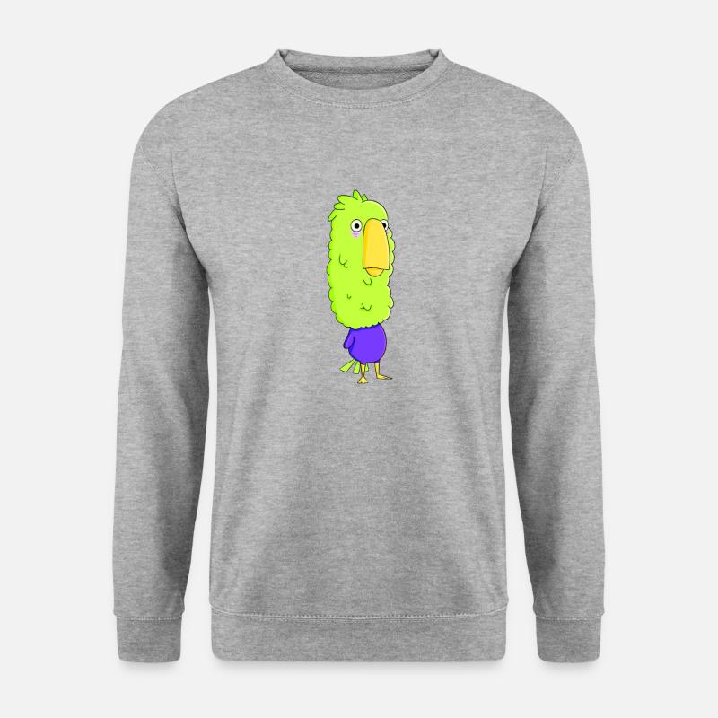 Psycho Piaf - Unisex Pullover - Weißgrau meliert