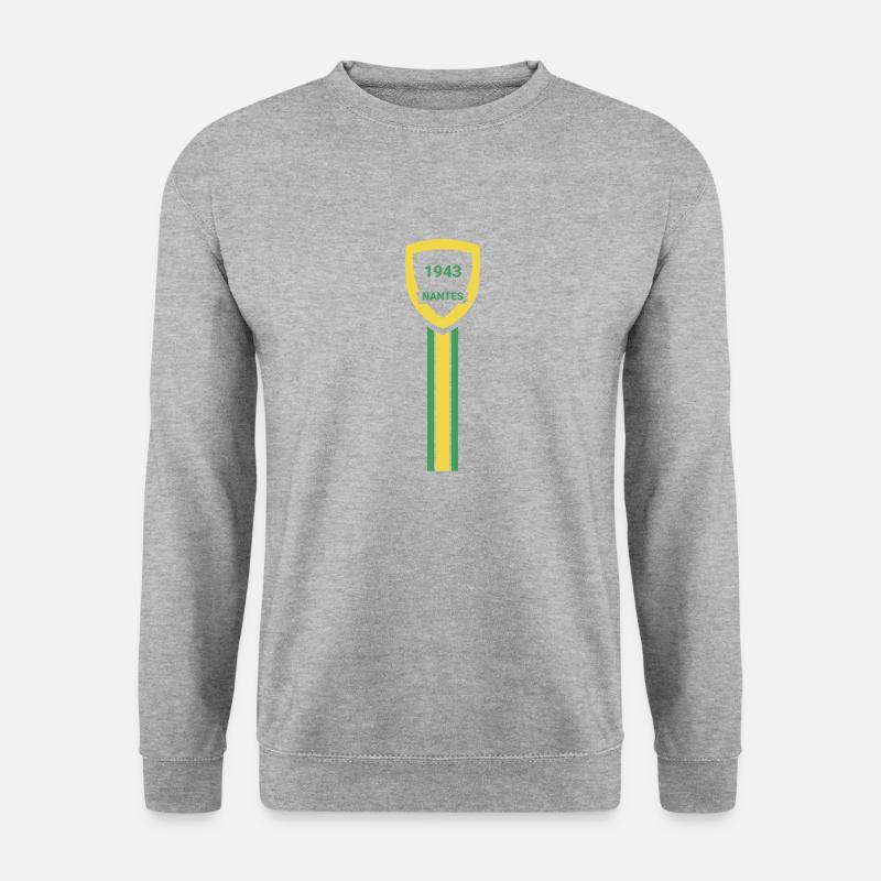 Fußballverein Nantes - Unisex Pullover - Weißgrau meliert