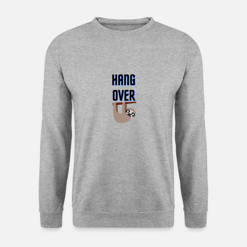 Hang Over - Unisex Pullover - Weißgrau meliert