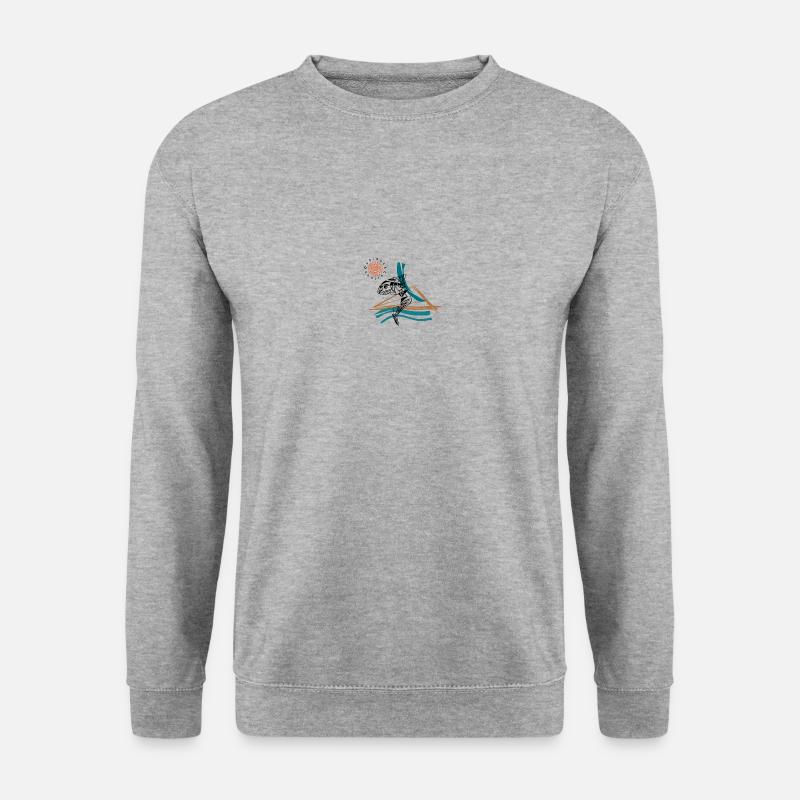 Clad Moraine - Unisex Pullover - Weißgrau meliert
