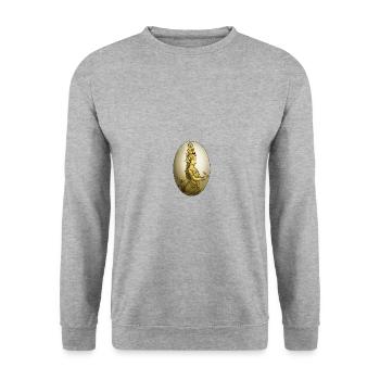 Kambodscha Tradition Tanz Khmer Apsara I Geschenk - Unisex Pullover - Weißgrau meliert - Vorne - Alina (178cm) & Michal (187cm)