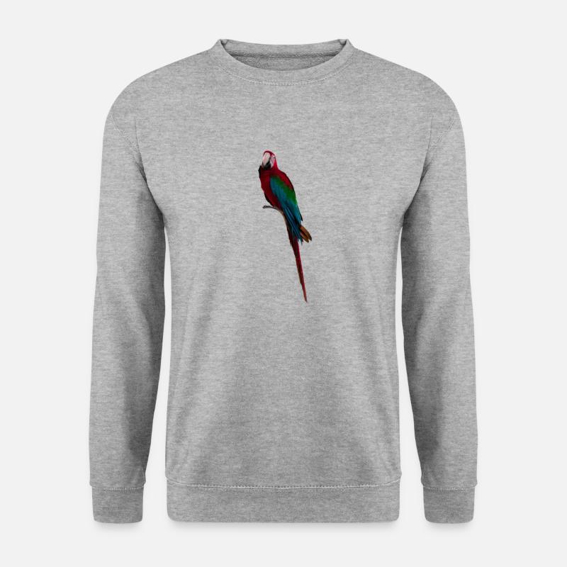 Macaw Long Tail - Unisex Sweatshirt - salt & pepper