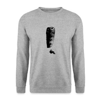Paraglider CP - Unisex Sweatshirt - salt & pepper - Front - Alina (178cm) & Michal (187cm)