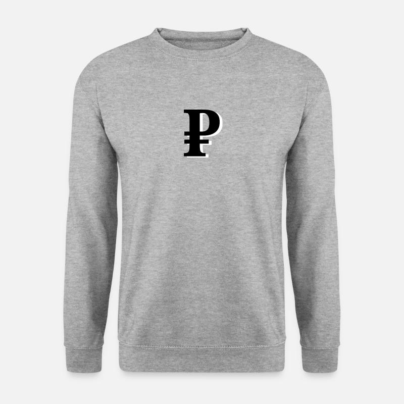 Ruble Domains - Unisex Pullover - Weißgrau meliert