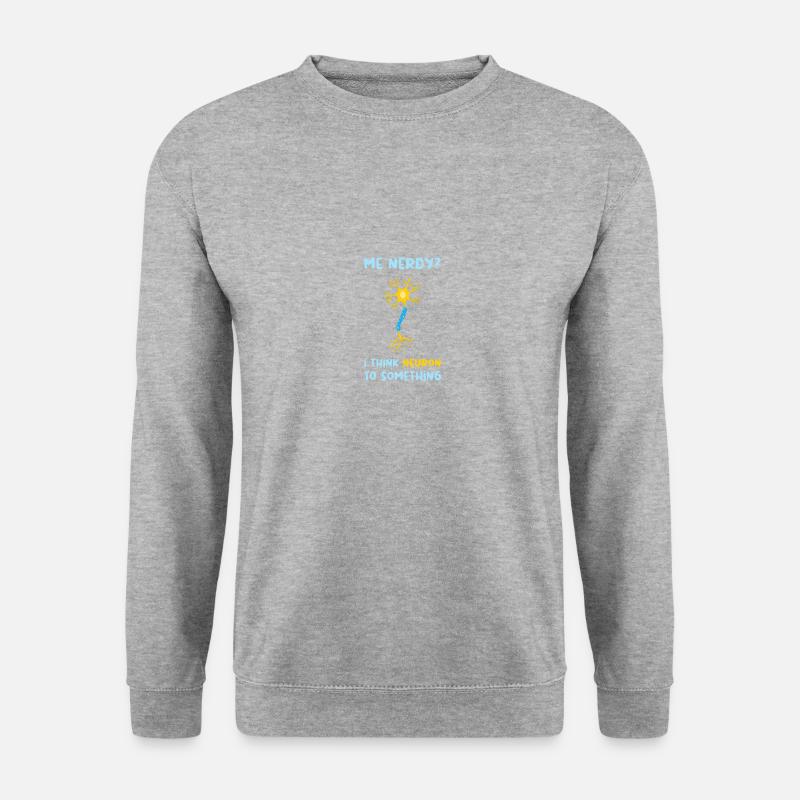Neurone Neuronon Enseignant Cadeau - Sweat-shirt Unisexe - gris chiné