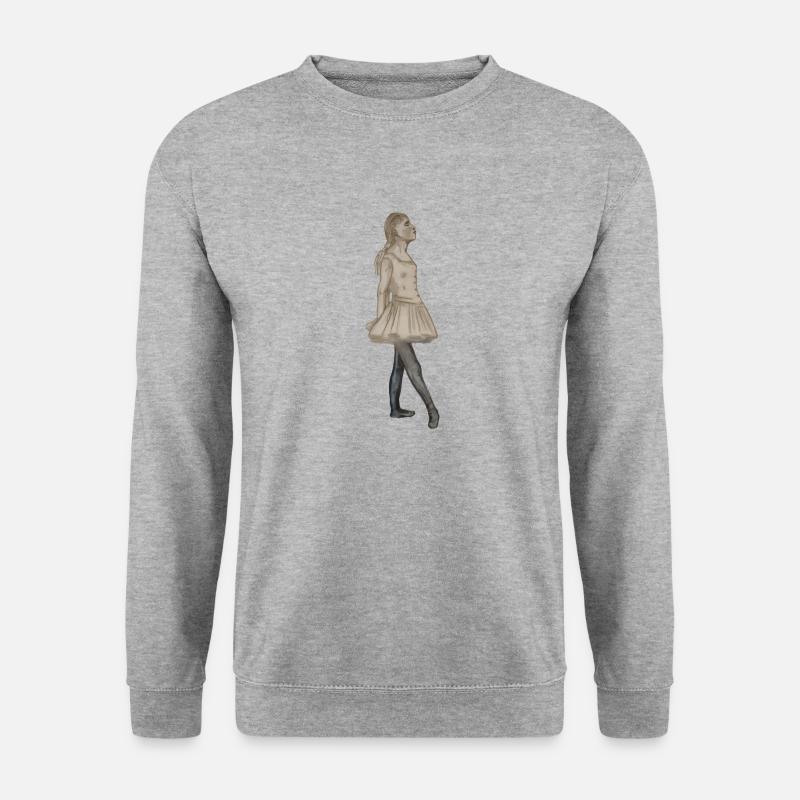 Entgasen - Unisex Pullover - Weißgrau meliert