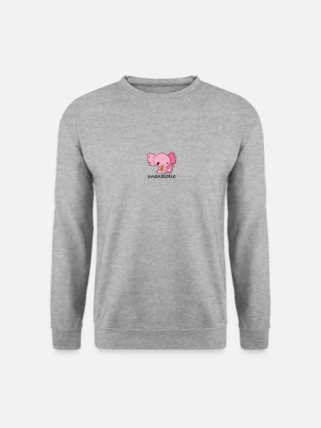 [ . . . ] OXOLOTLE - Unisex Pullover - Weißgrau meliert