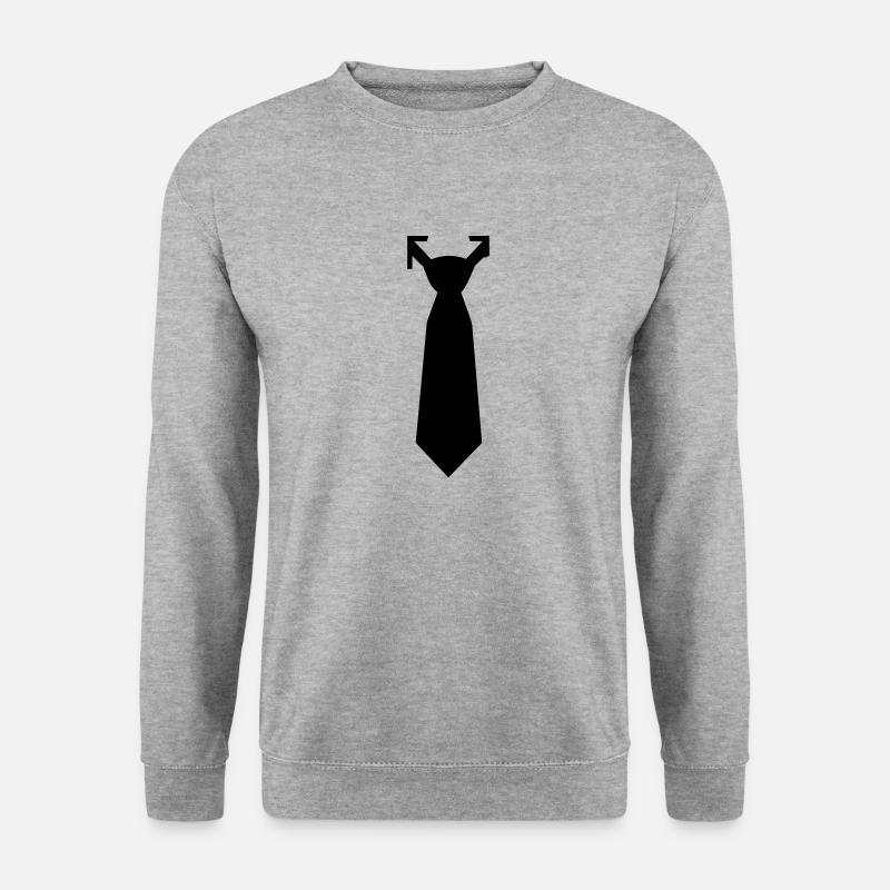 Tie - Unisex Sweatshirt - salt & pepper