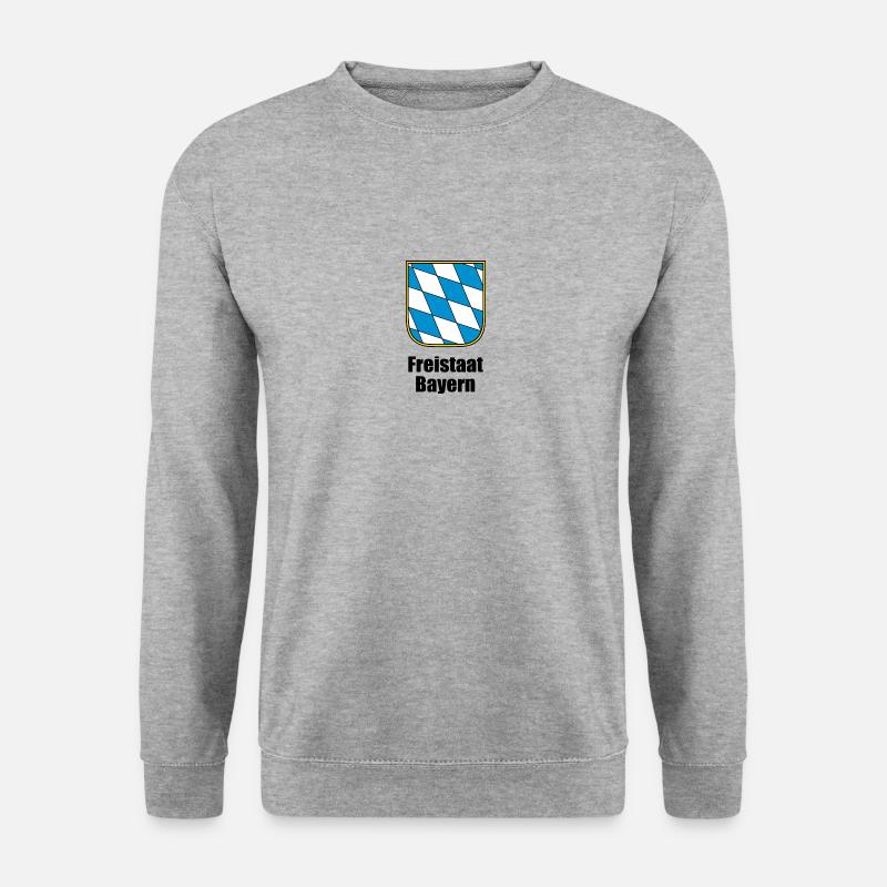 Freistaat Bayern - Unisex Pullover - Weißgrau meliert