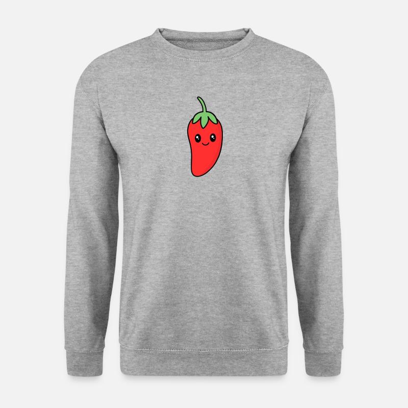 Chili - Unisex Pullover - Weißgrau meliert