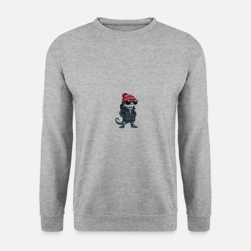 Lizard Winter - Unisex Sweatshirt - salt & pepper