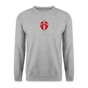 Savoie 73 Montagnes drapeau armoiries - Sweat-shirt Unisexe - gris chiné - Devant - Alina (178cm) & Michal (187cm)