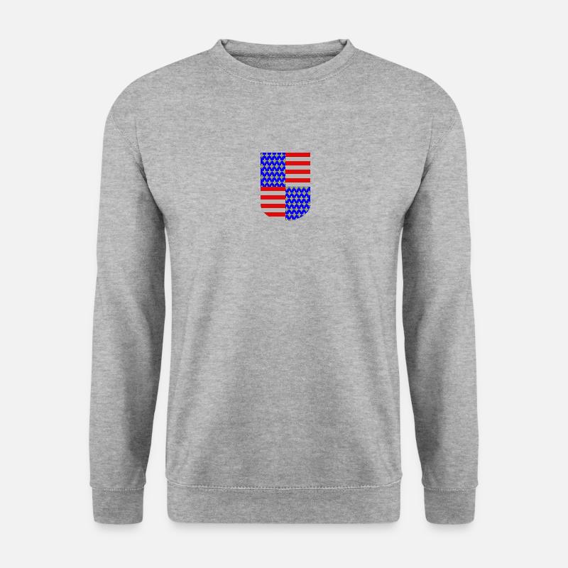 Charles Martel - Unisex Pullover - Weißgrau meliert